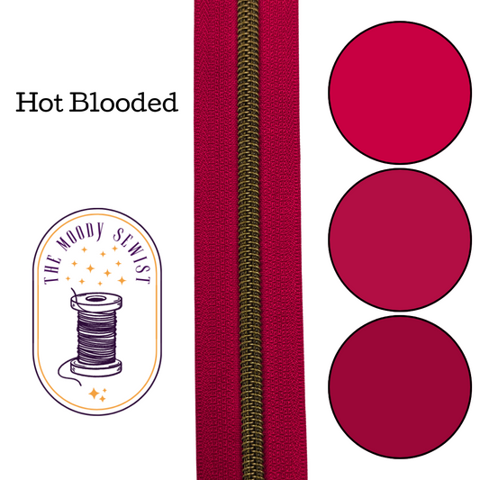 Hot Blooded Zipper Tape