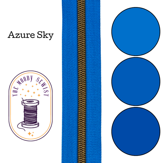 Azure Sky Zipper Tape