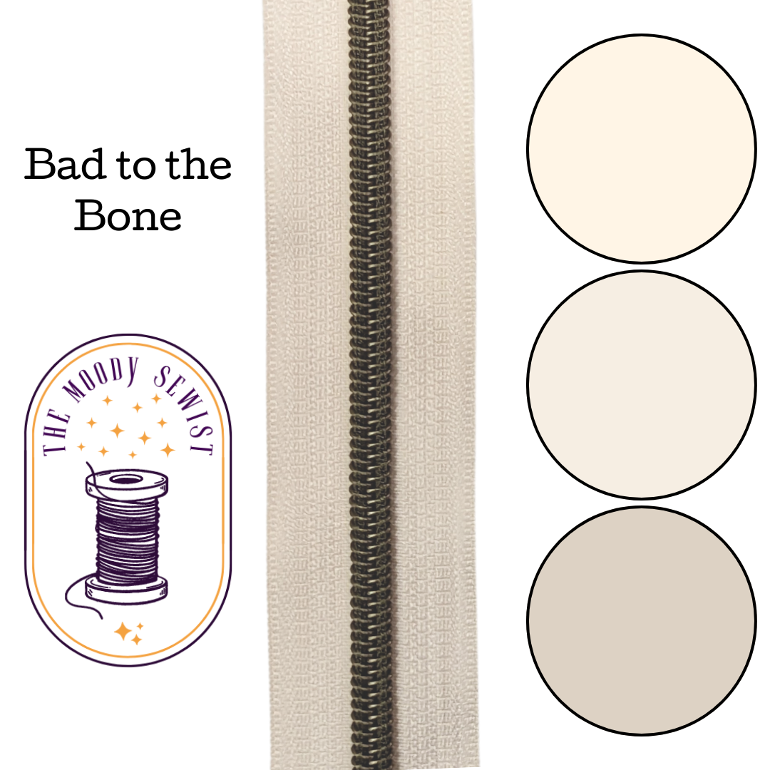 Bad To The Bone Zipper Tape