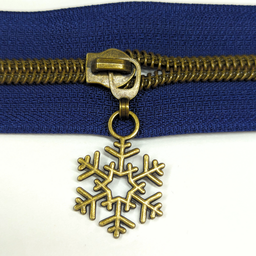 Total Snowflake #5 Zipper Pulls