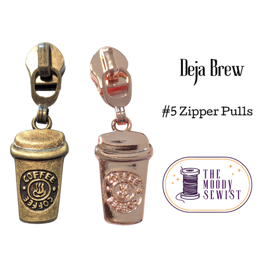 Deja Brew #5 Zipper Pulls