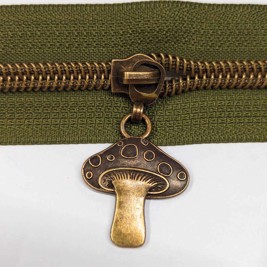 Pretty Fun Guy #5 Zipper Pulls