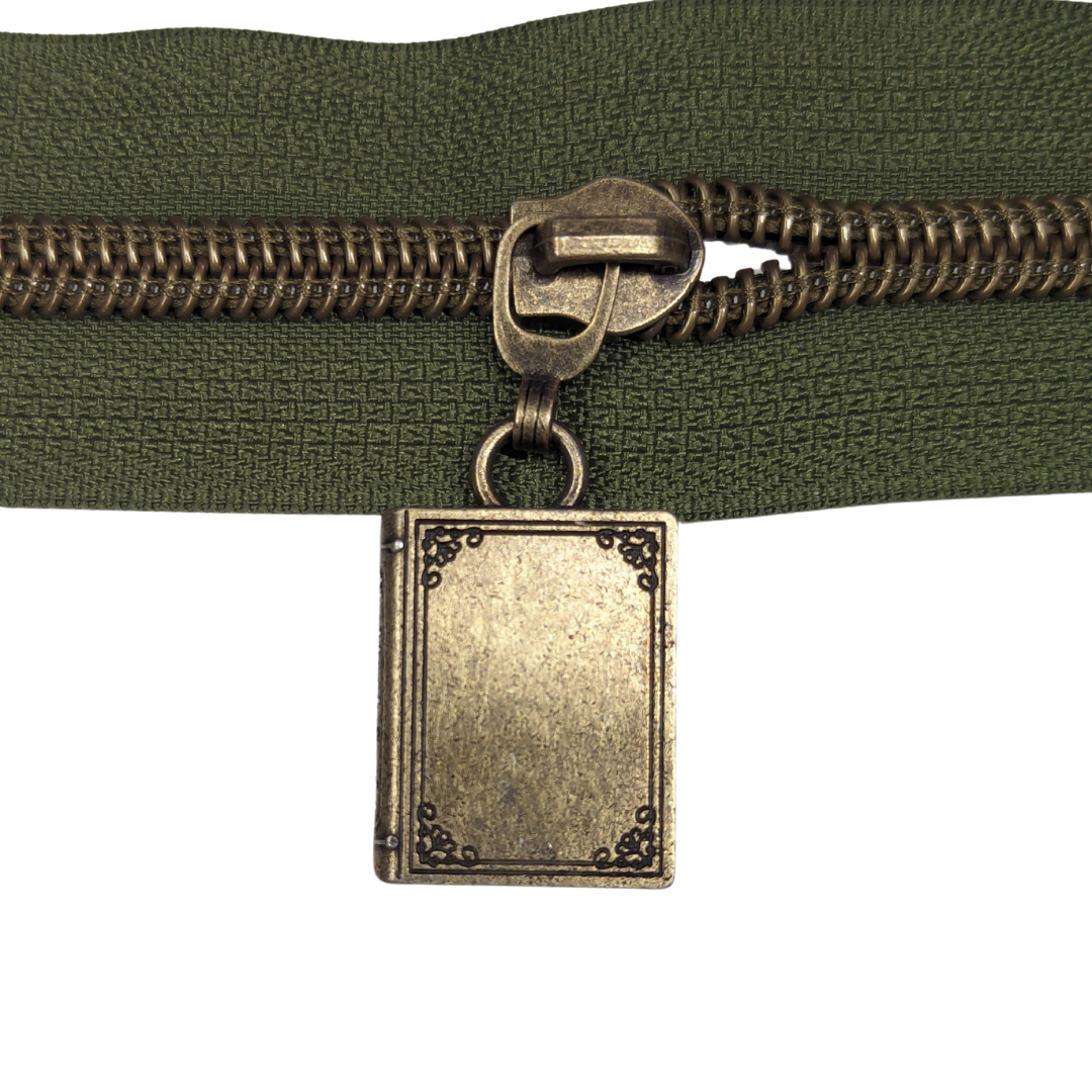 Read a Book #5 Zipper Pulls