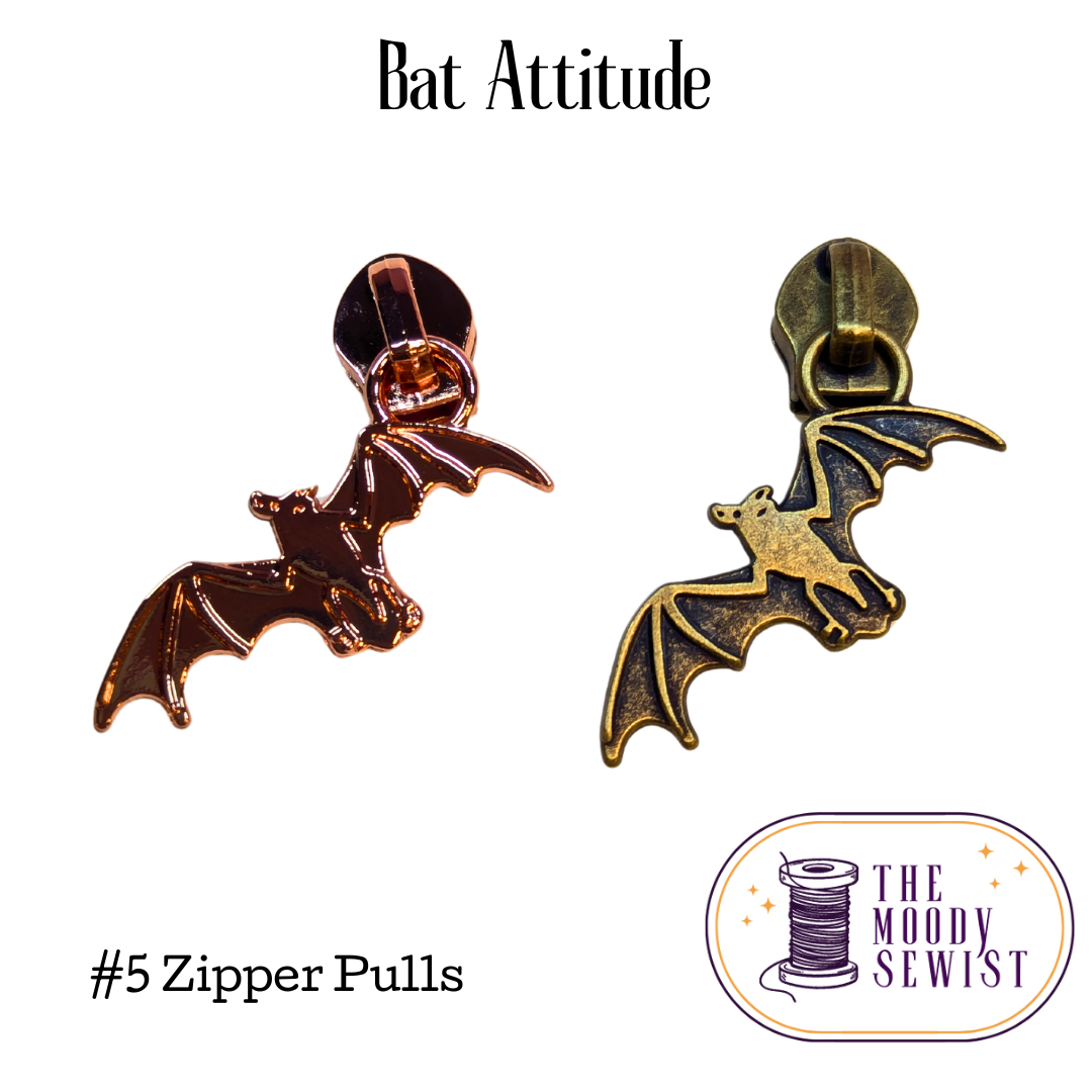 Bat Attitude #5 Zipper Pulls