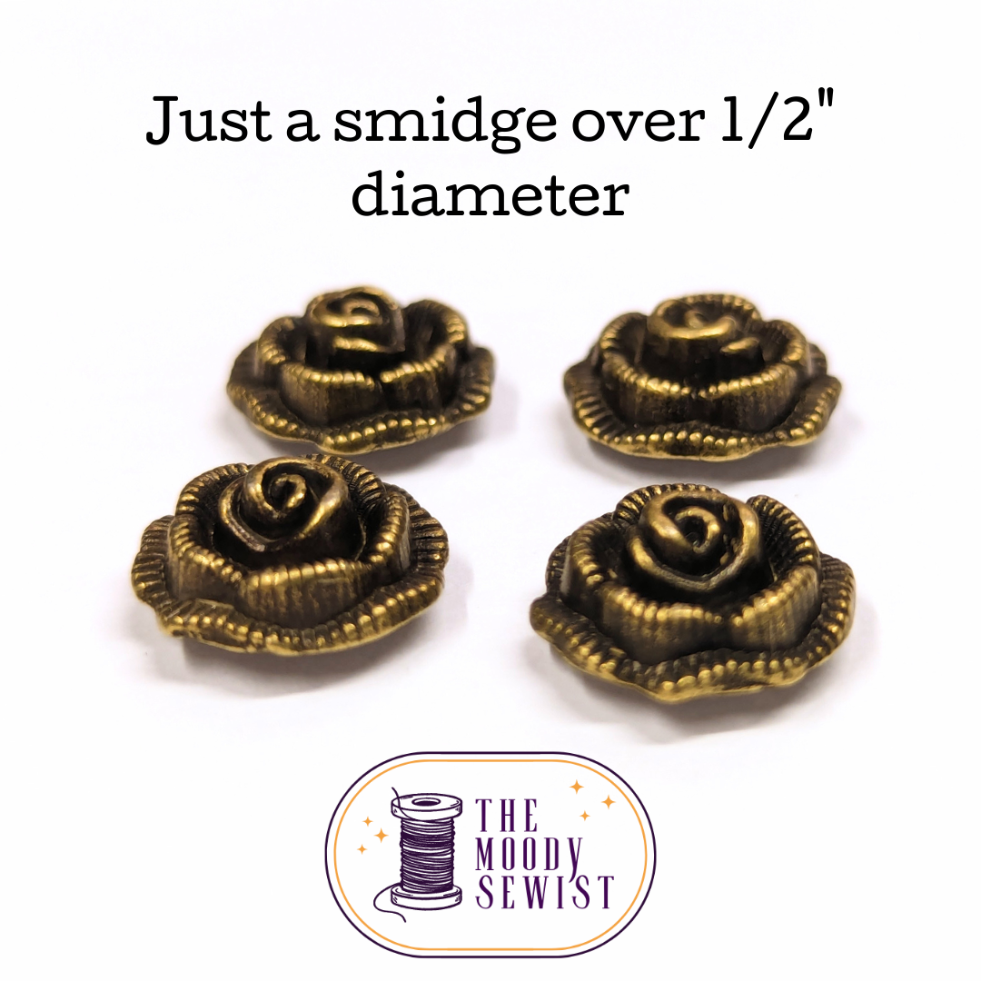 Rosette Chicago Screws - Pack of 4