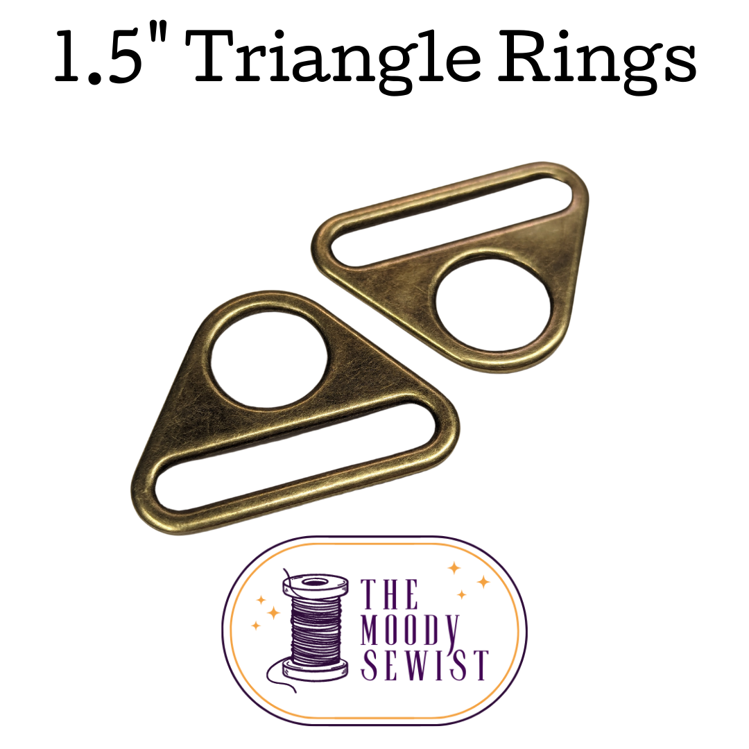 Triangle Rings - 3/4", 1" + 1.5" - Pack of 2