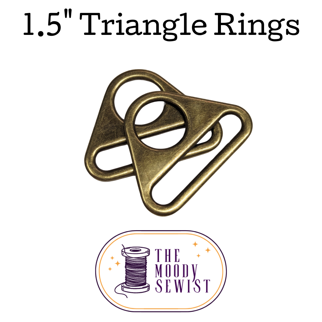 Triangle Rings - 3/4", 1" + 1.5" - Pack of 2