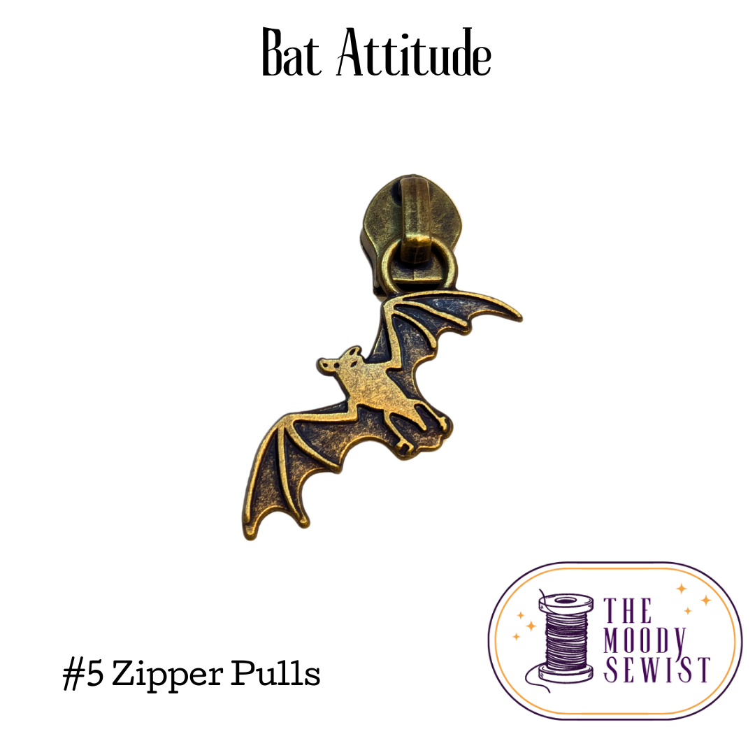 Bat Attitude #5 Zipper Pulls