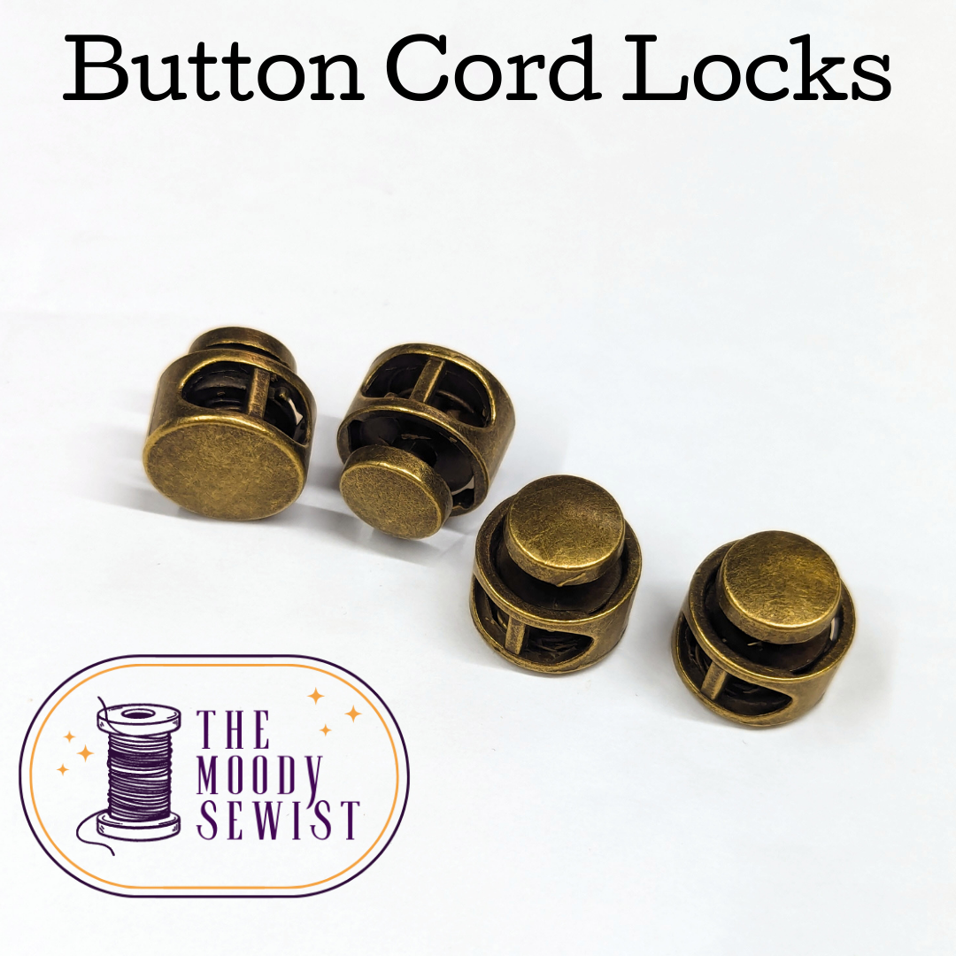 Button Cord Locks - Set of 4