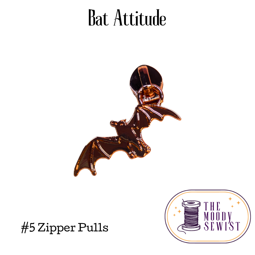 Bat Attitude #5 Zipper Pulls