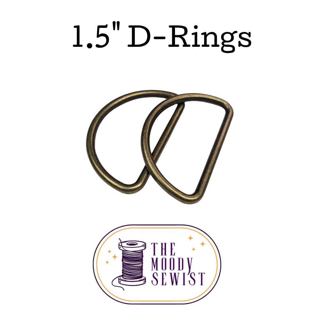 Sleek 1.5" D-Rings - Set of 4