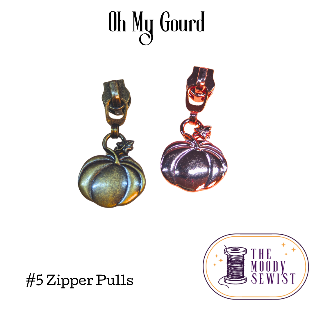 Oh My Gourd #5 Zipper Pulls