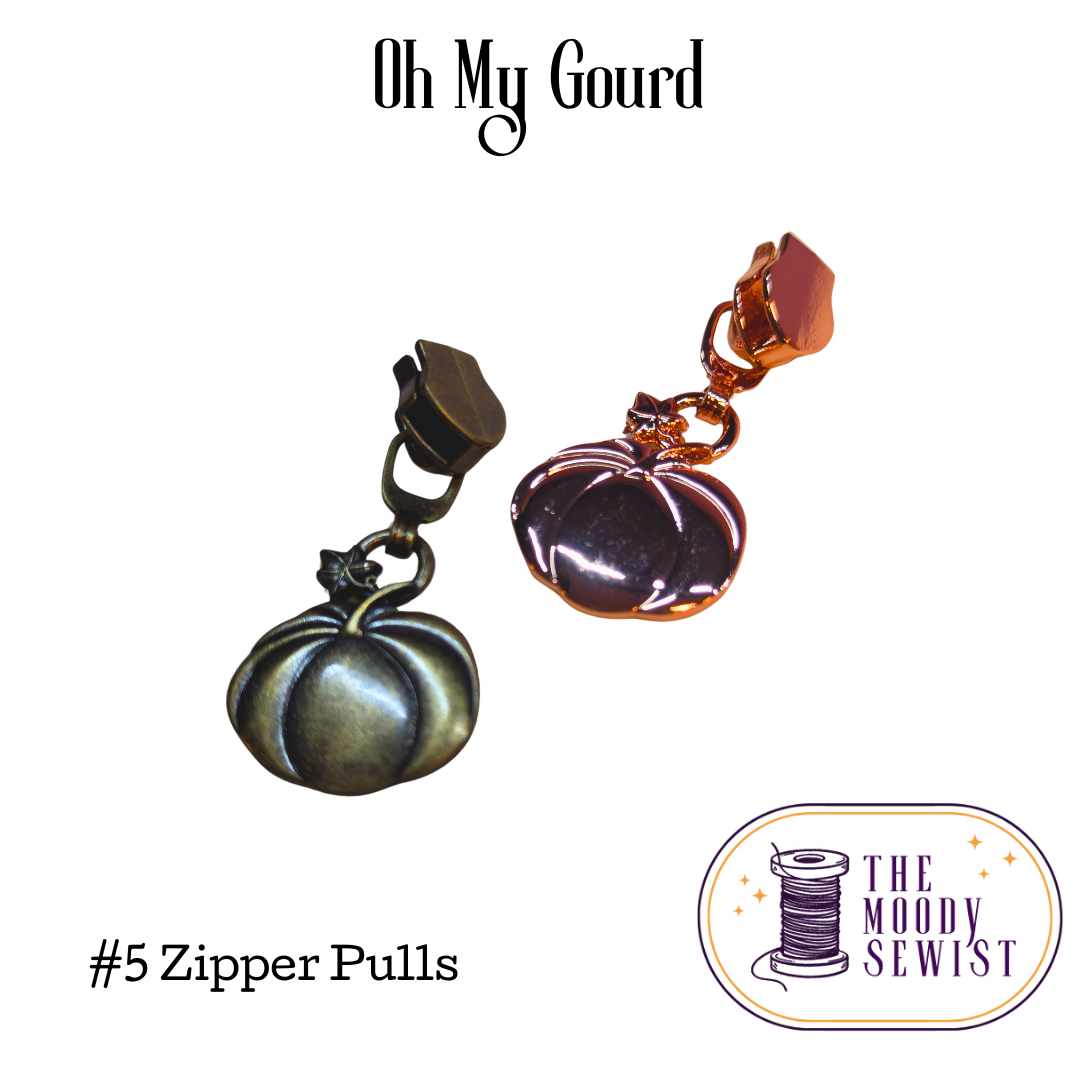 Oh My Gourd #5 Zipper Pulls