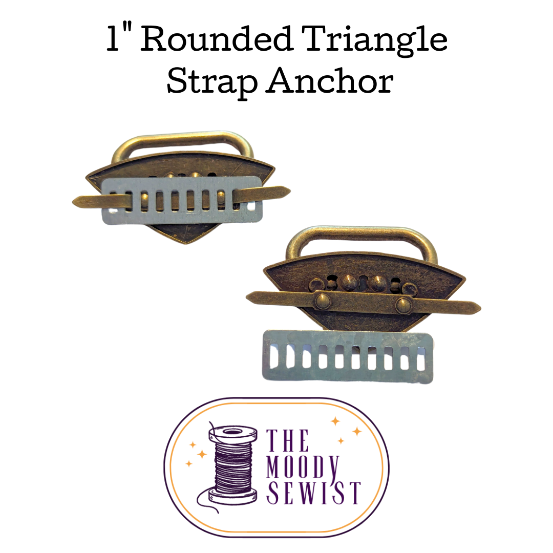 Rounded Triangle Strap Anchors - Pack of 4