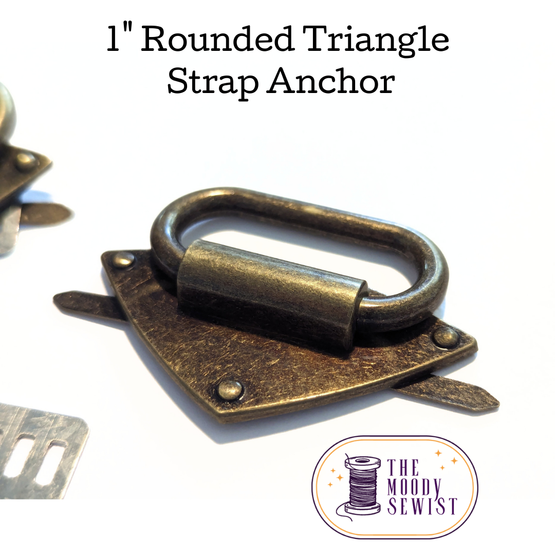 Rounded Triangle Strap Anchors - Pack of 4