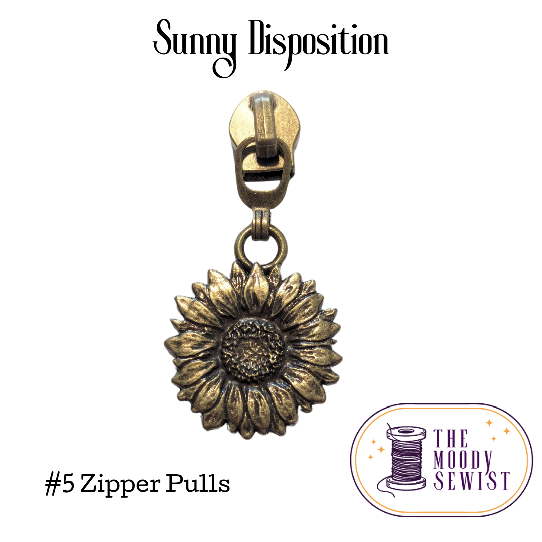 Sunny Disposition #5 Zipper Pulls