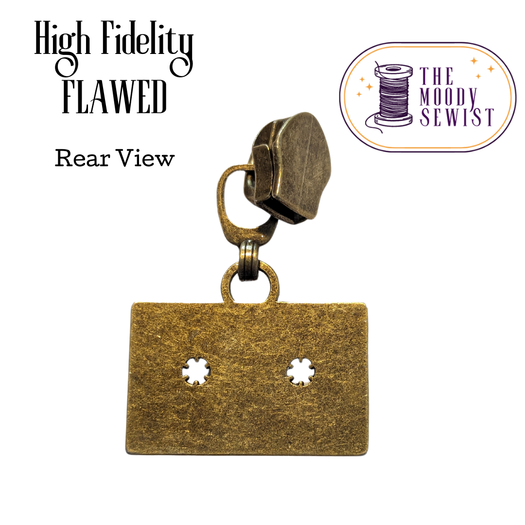High Fidelity #5 Zipper Pulls - FLAWED