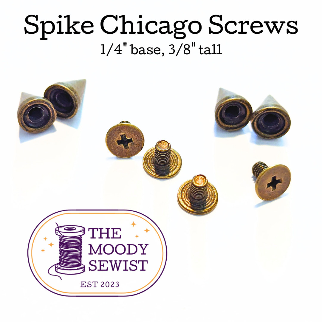 Spike Chicago Screws - Pack of 4 - Rose Gold and Antique Bronze