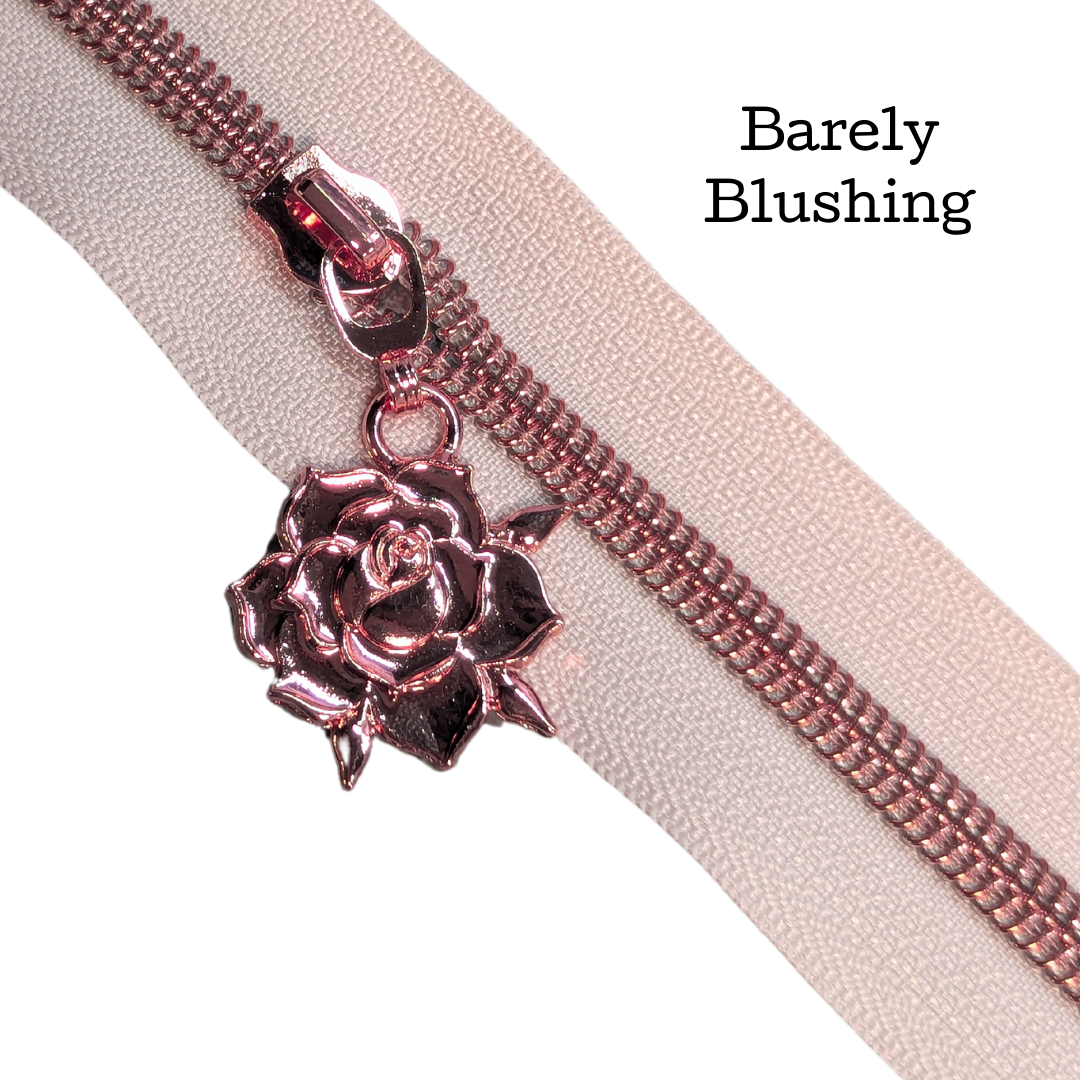 Barely Blushing Zipper Tape