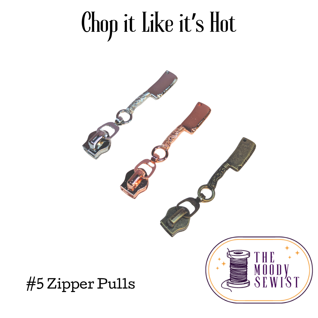 Chop it Like it's Hot #5 Zipper Pulls