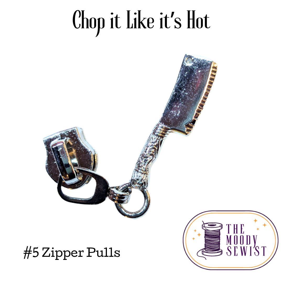 Chop it Like it's Hot #5 Zipper Pulls