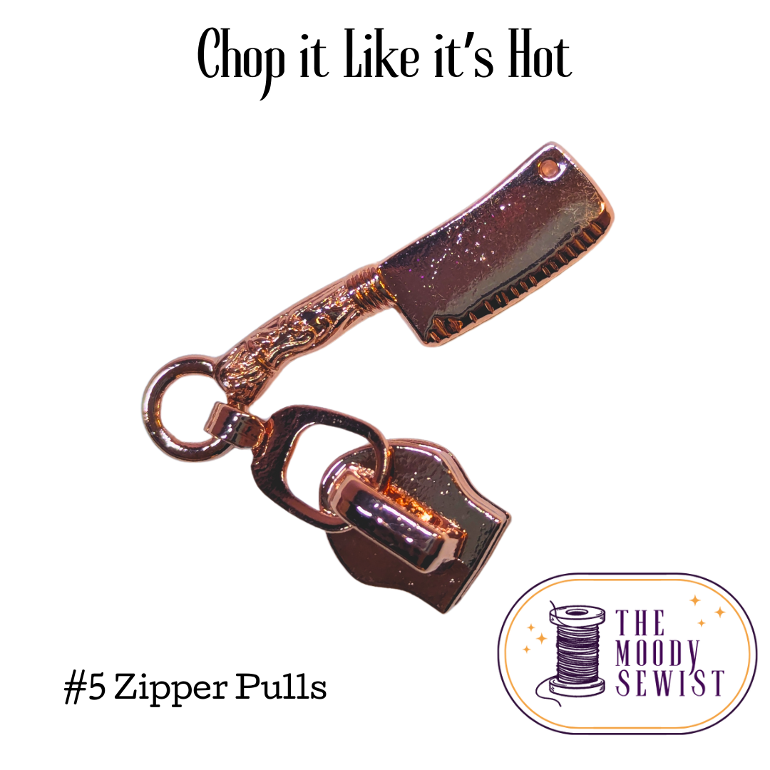 Chop it Like it's Hot #5 Zipper Pulls