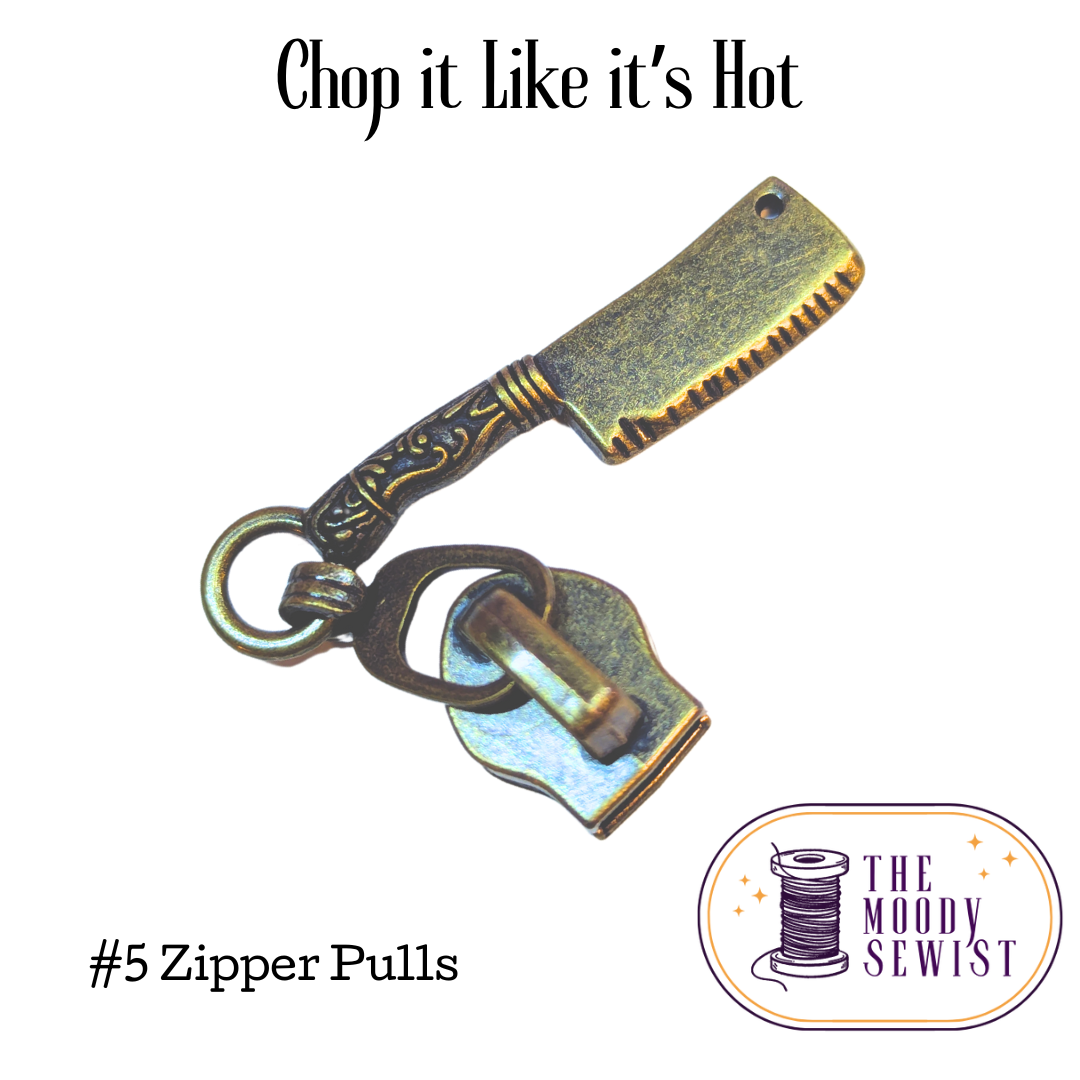 Chop it Like it's Hot #5 Zipper Pulls