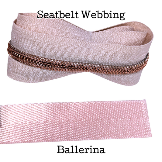 Seatbelt Webbing - Ballerina - 1"