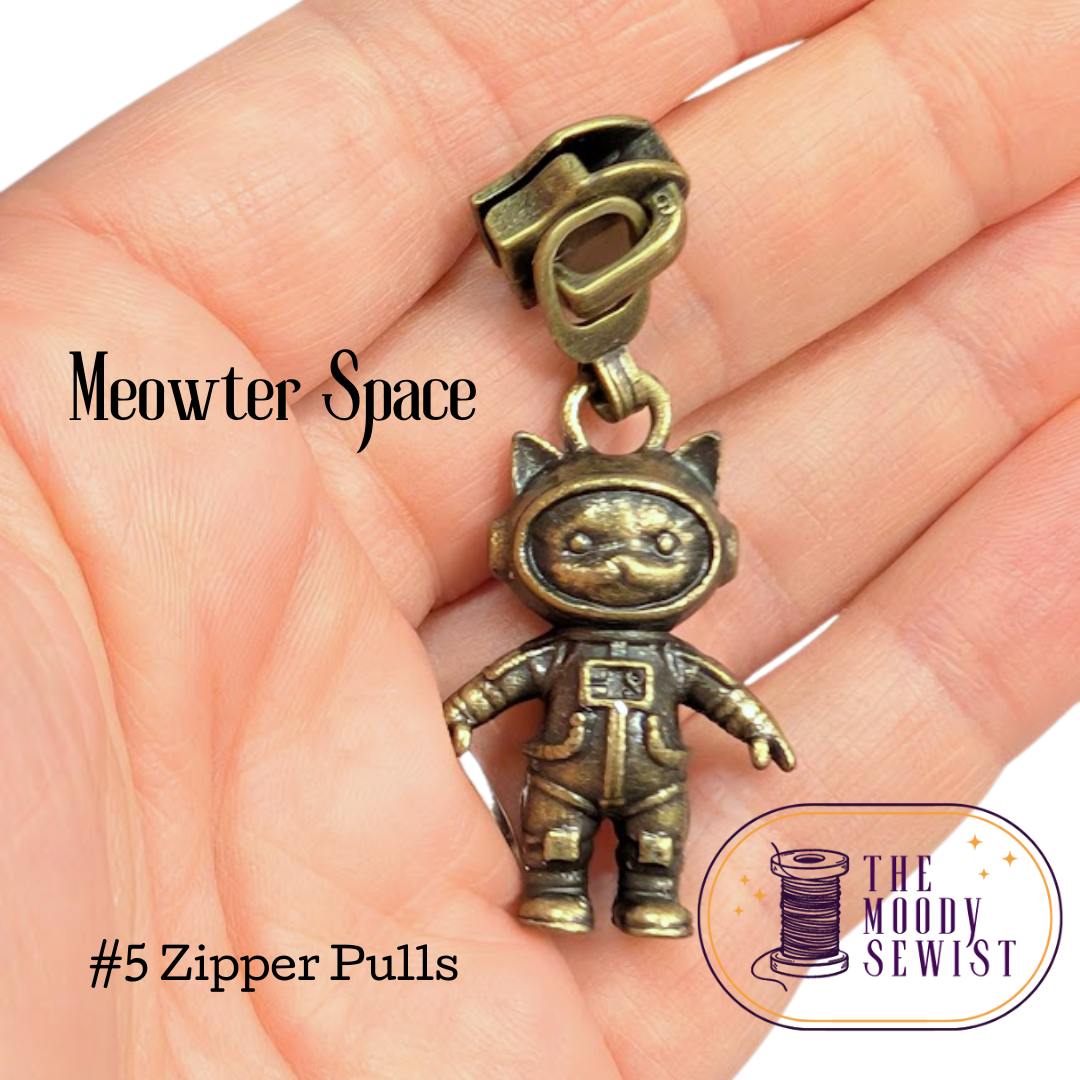 Meowter Space #5 Zipper Pulls