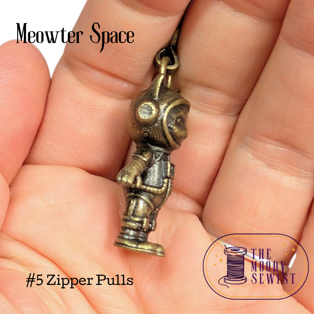 Meowter Space #5 Zipper Pulls