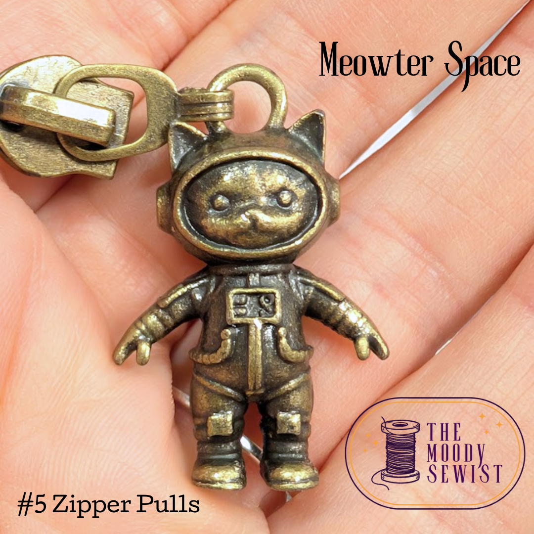 Meowter Space #5 Zipper Pulls