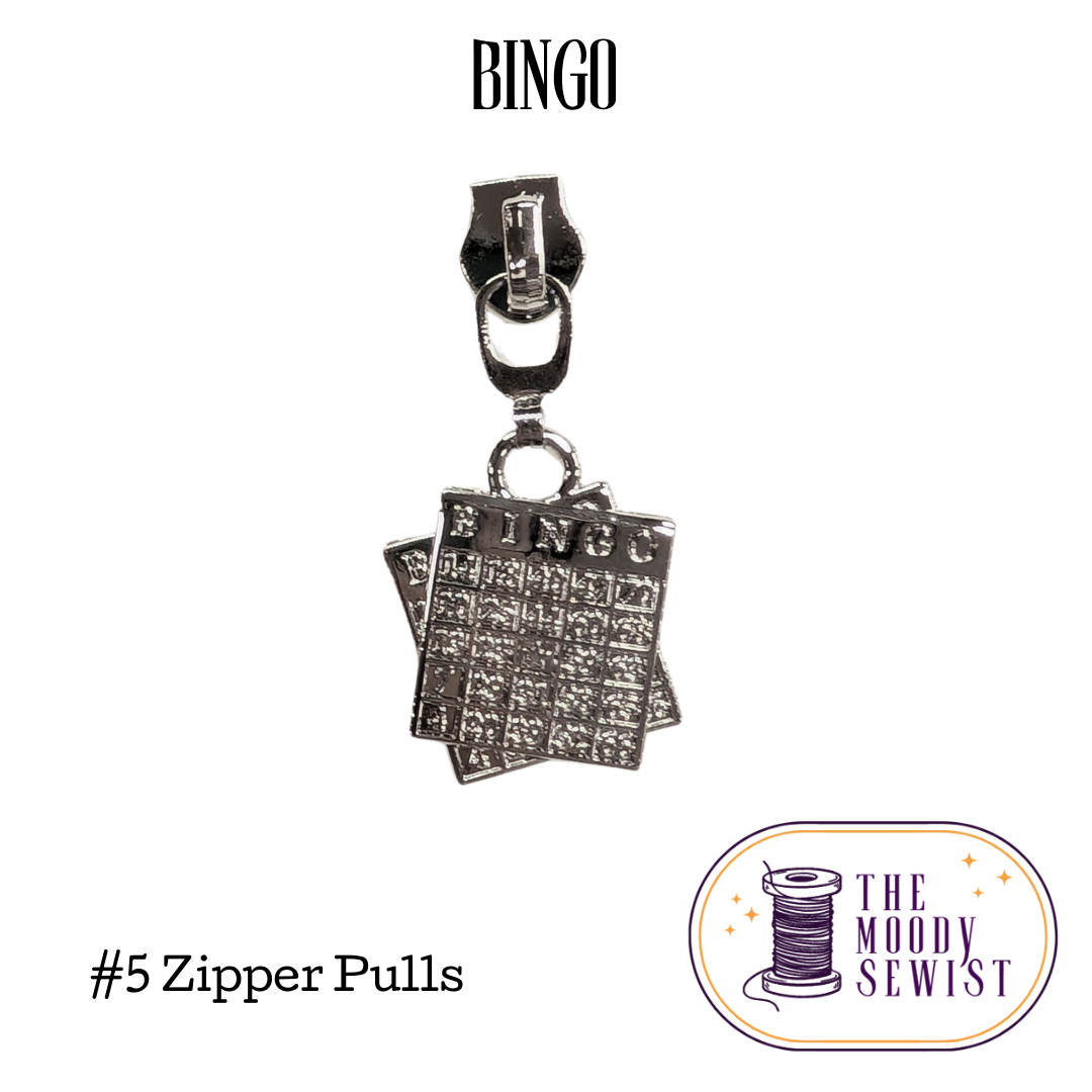 BINGO #5 Zipper Pulls