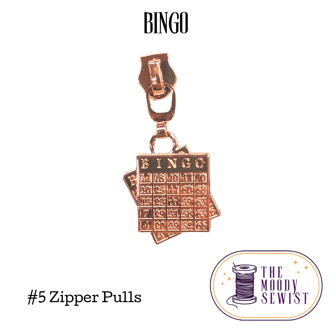 BINGO #5 Zipper Pulls