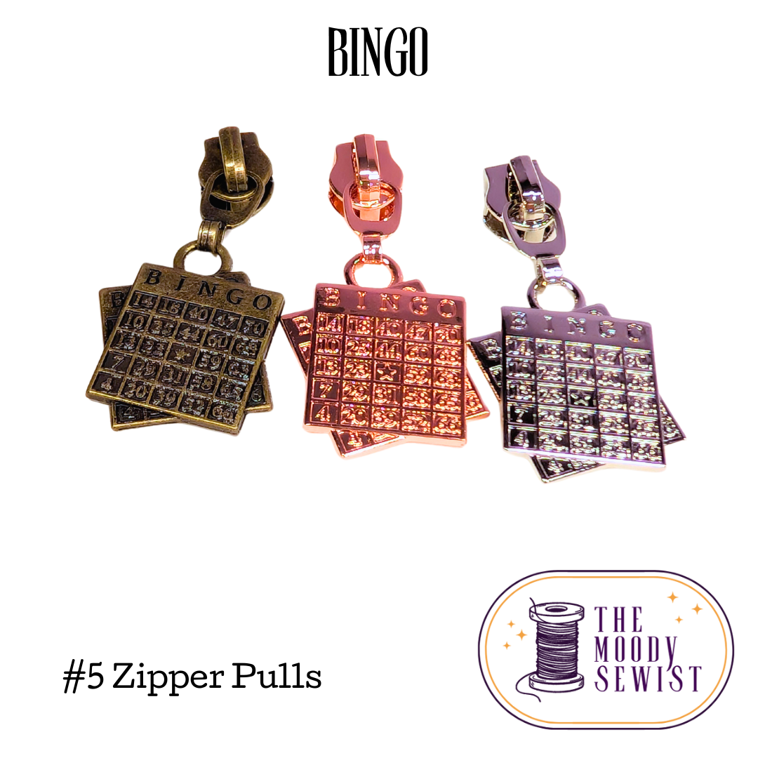 BINGO #5 Zipper Pulls
