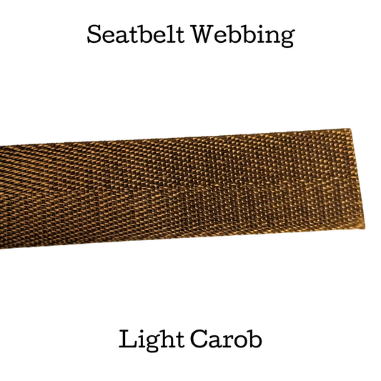 Seatbelt Webbing - Light Carob - 1"