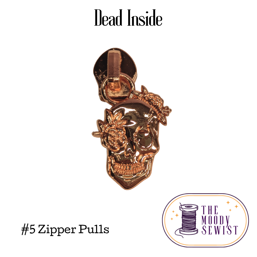 Dead Inside #5 Zipper Pulls