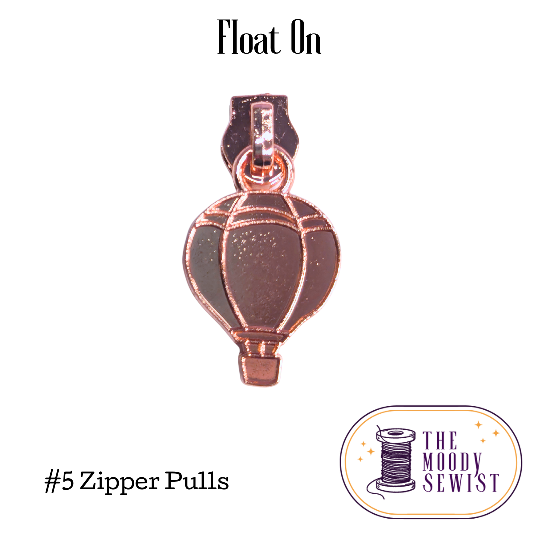 Float On #5 Zipper Pulls