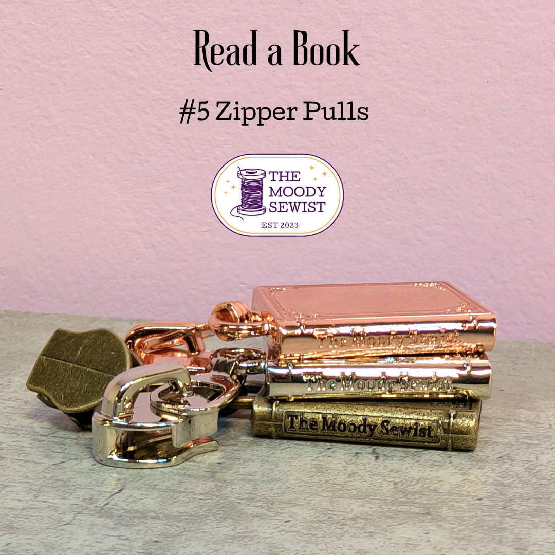 Read a Book #5 Zipper Pulls
