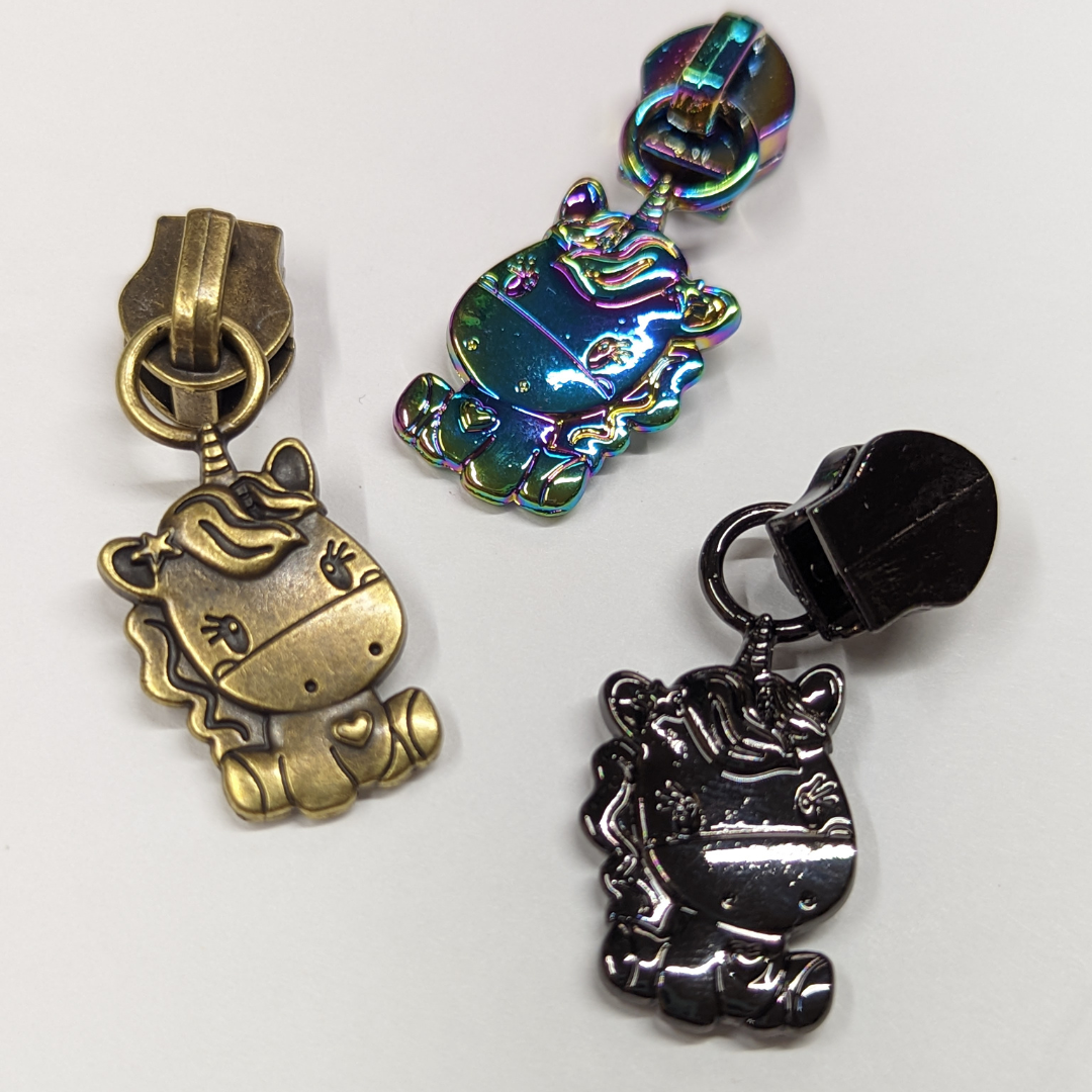 Unicorn Zipper Pulls - Retiring FInishes