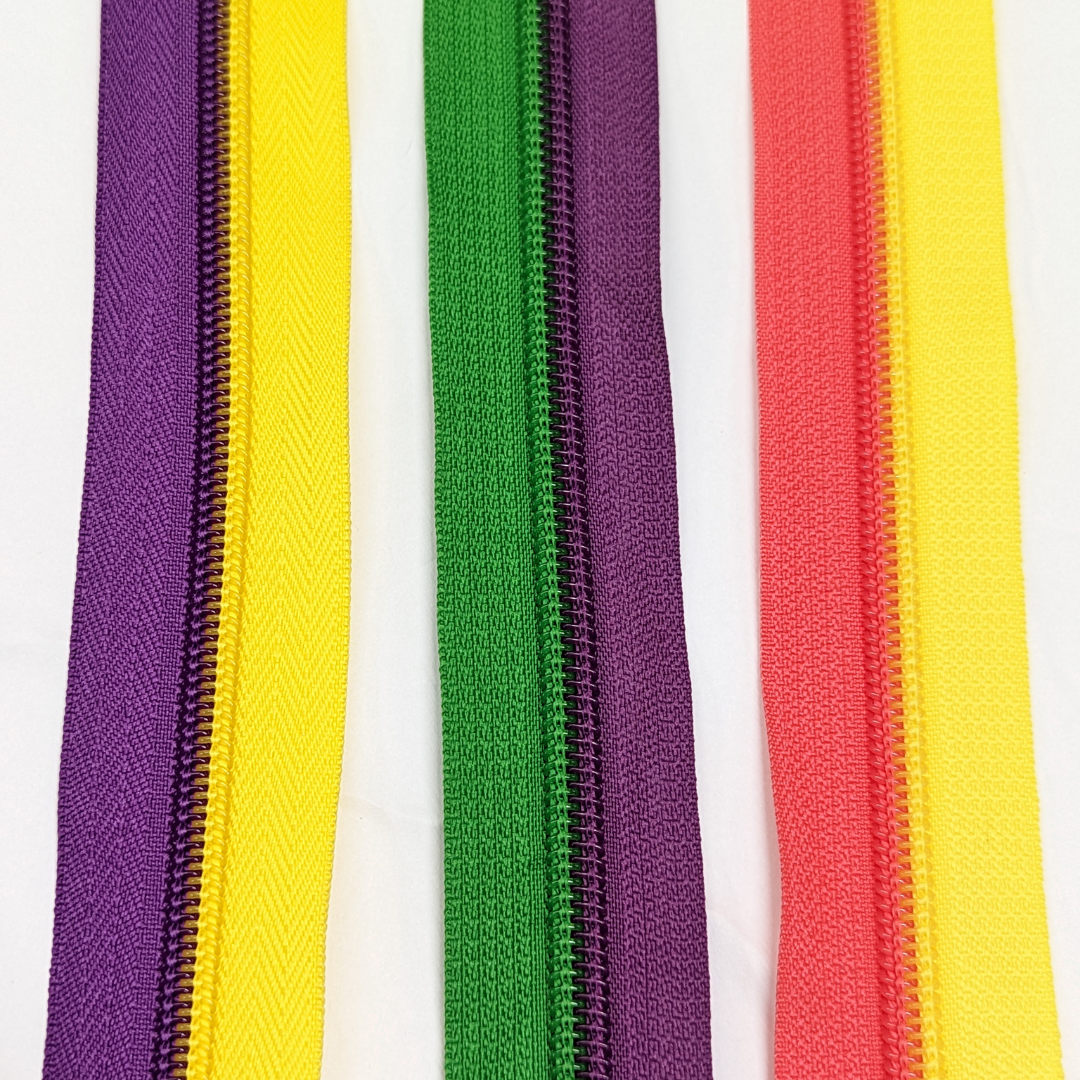 Two Tone Zipper Tape - Retiring
