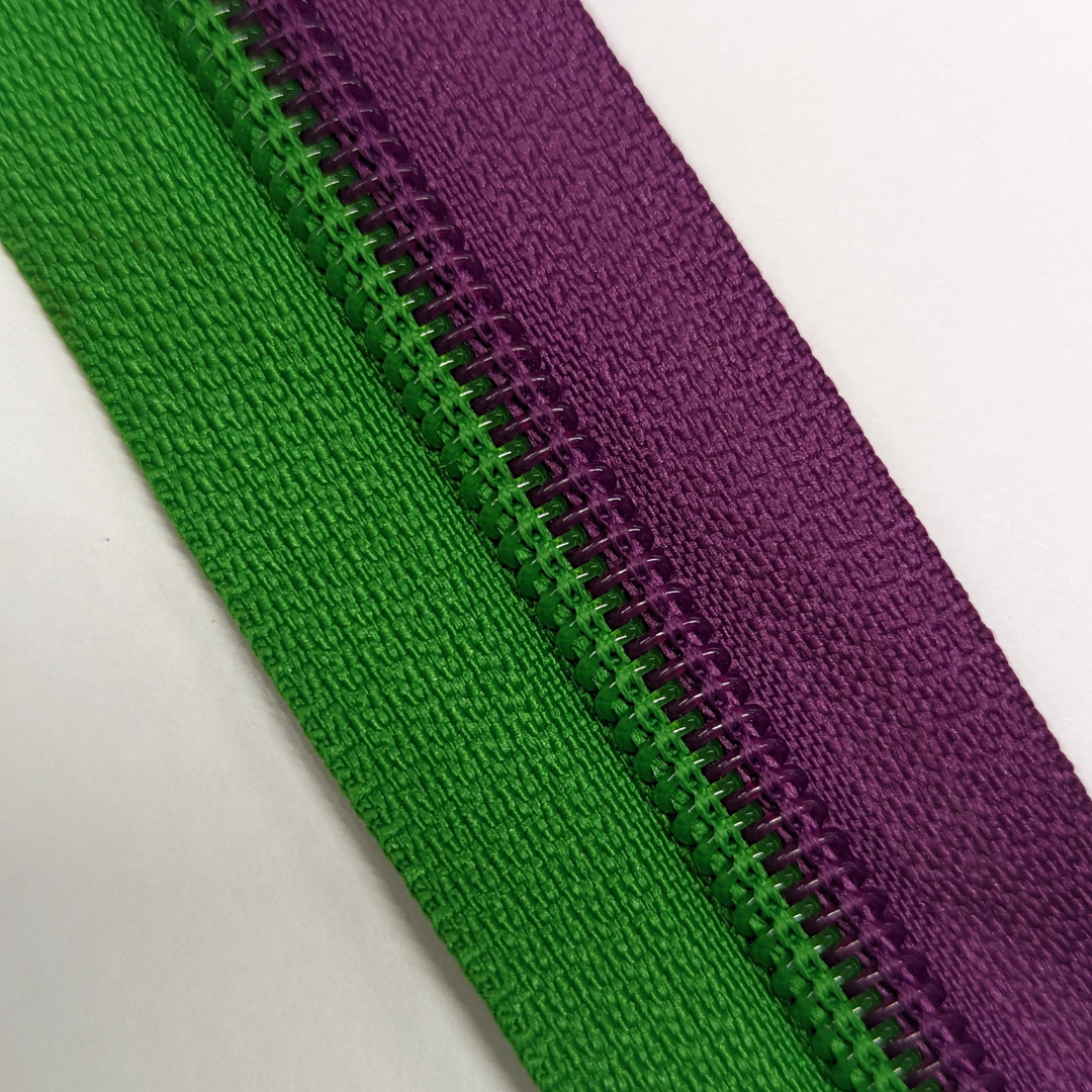 Two Tone Zipper Tape - Retiring