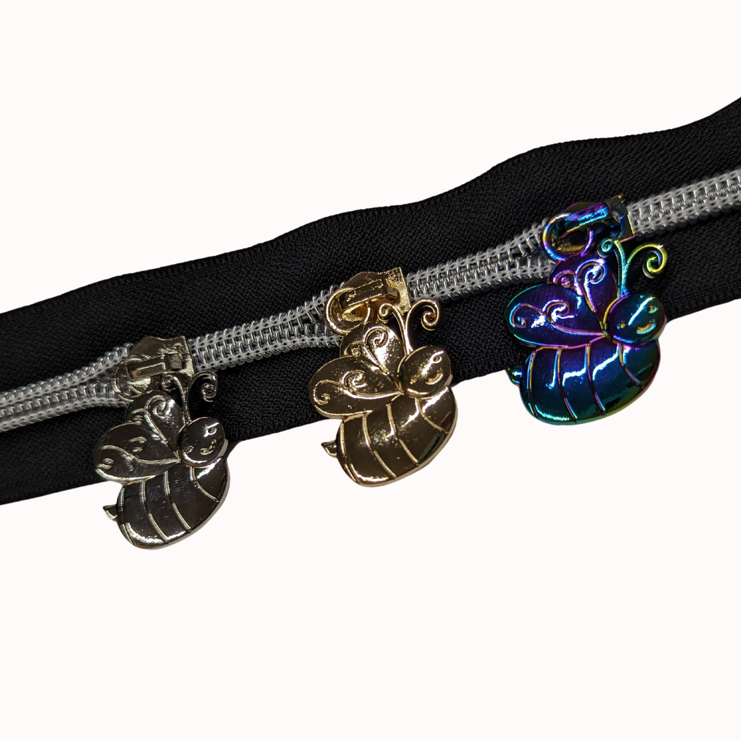 Bee Zipper Pulls