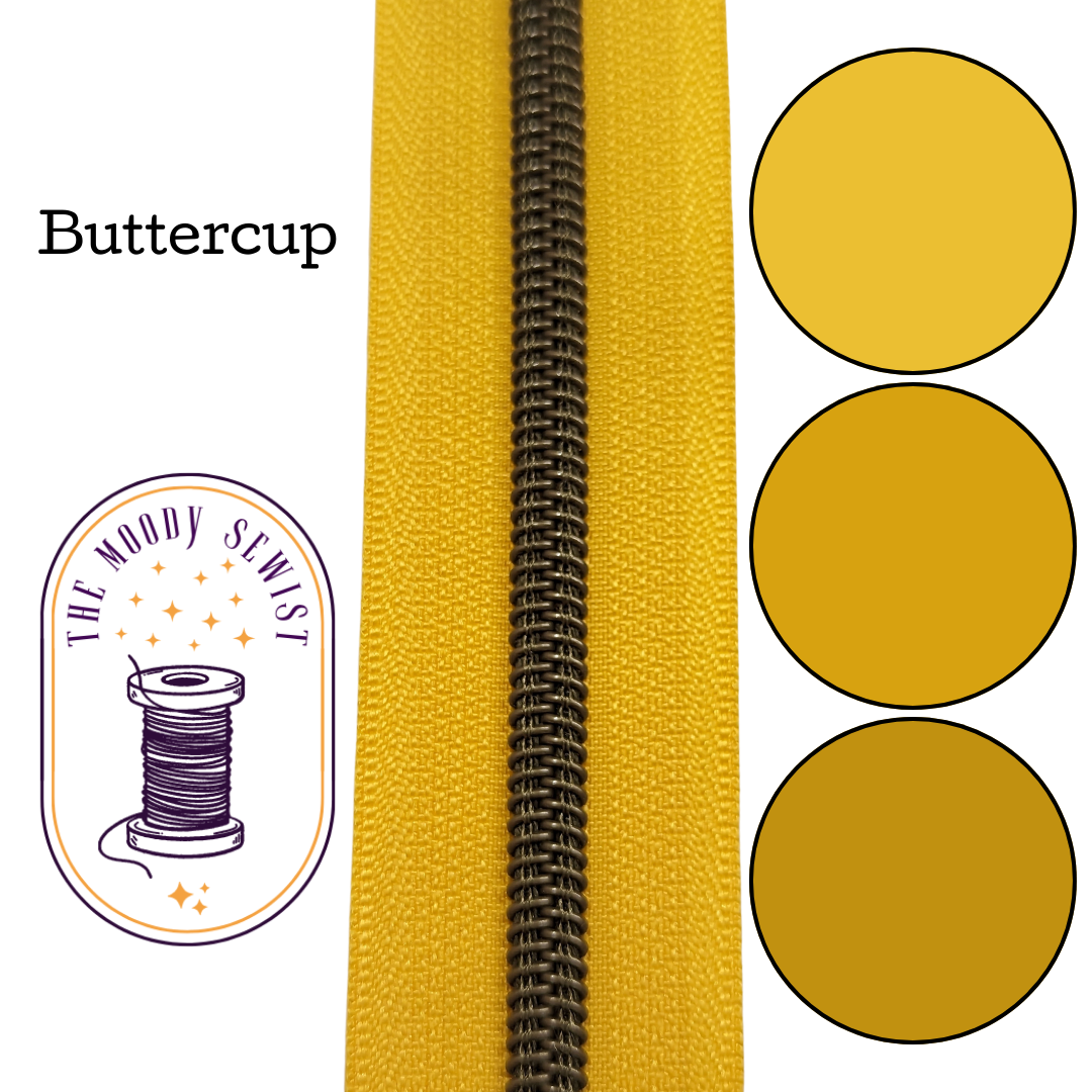 Buttercup Zipper Tape
