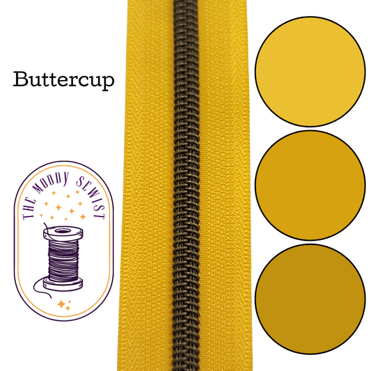 Buttercup Zipper Tape