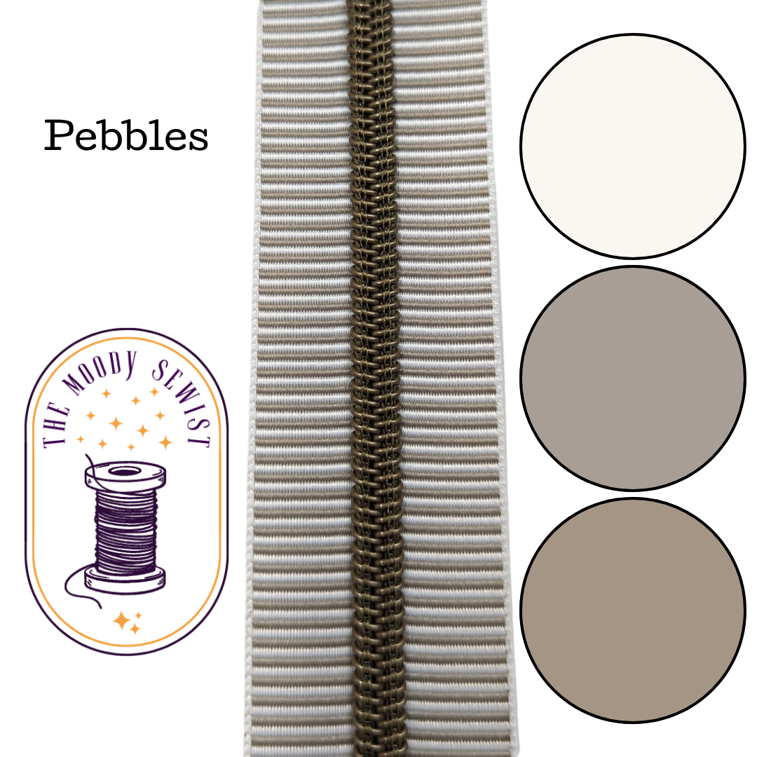 Pebbles Zipper Tape