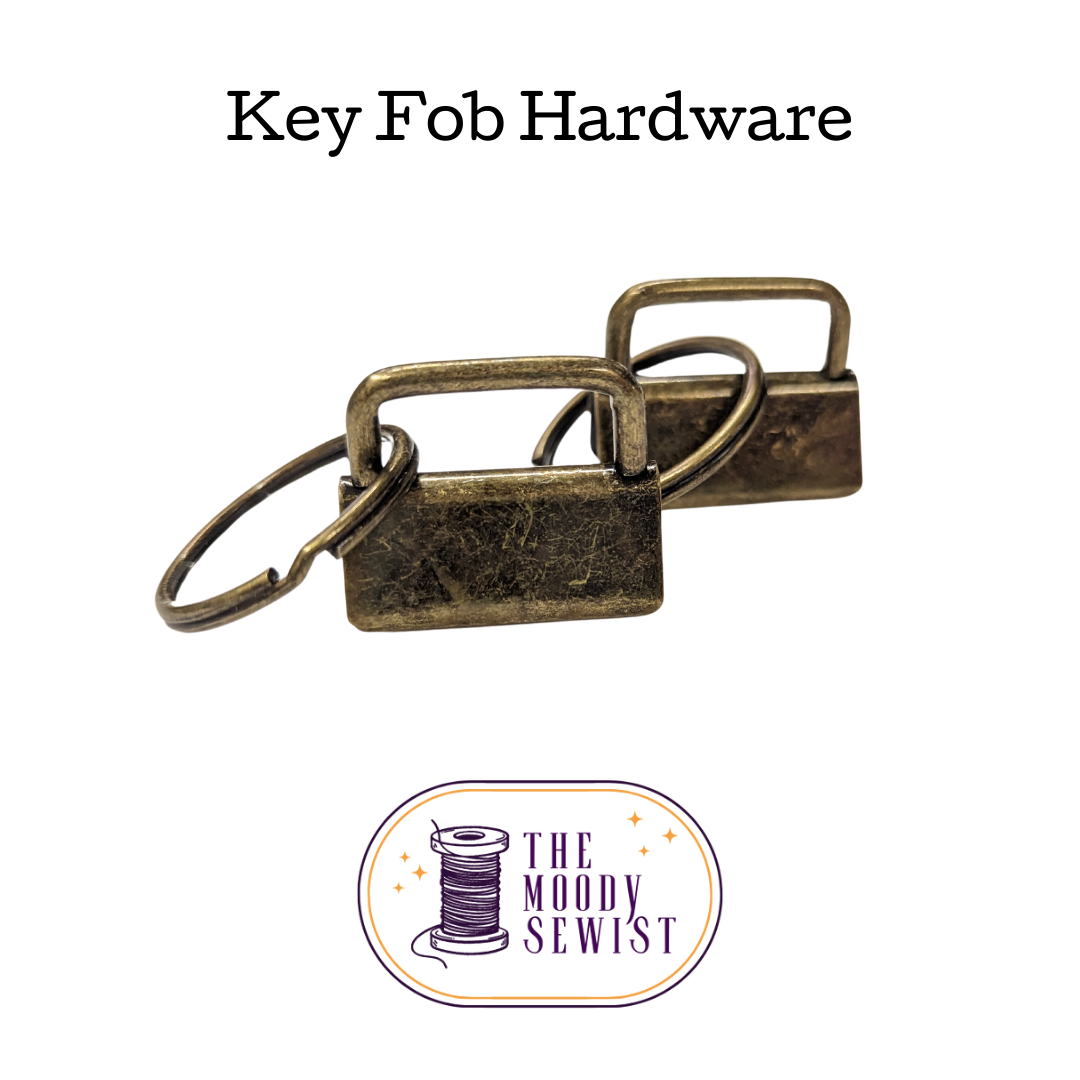 1" Key Fob Hardware 3 pack