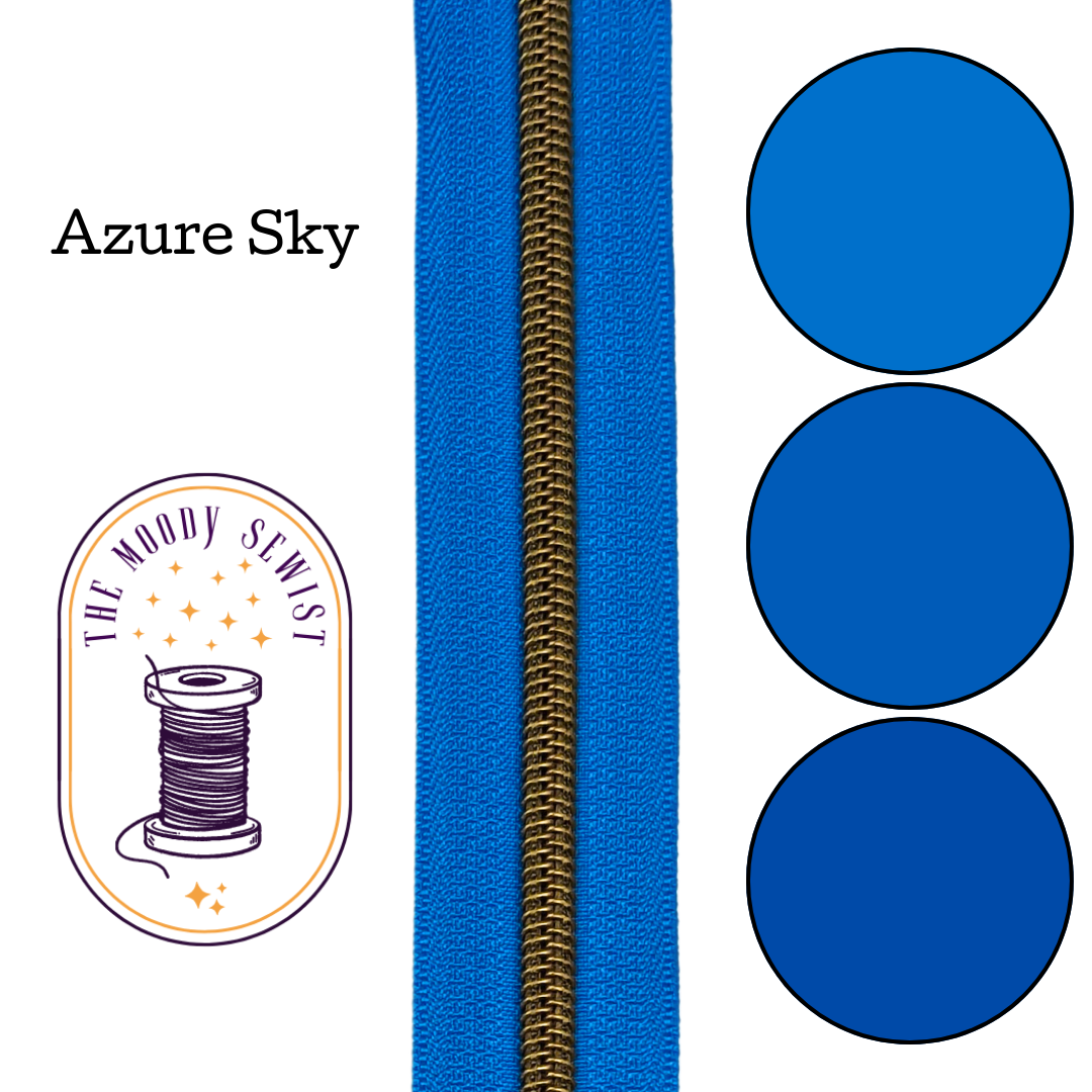 Azure Sky Zipper Tape