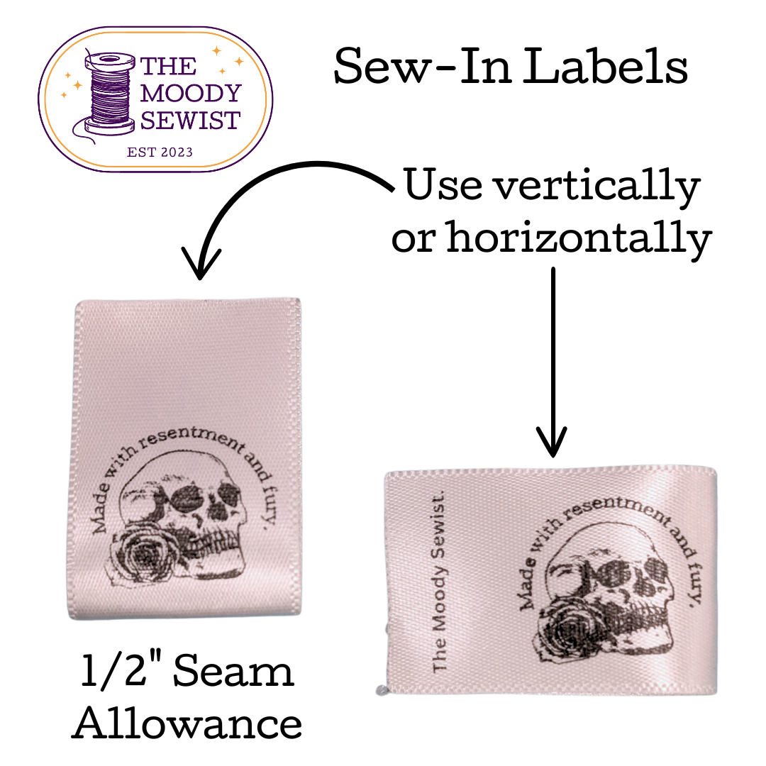 Sew-In Label - Made With Resentment and Fury