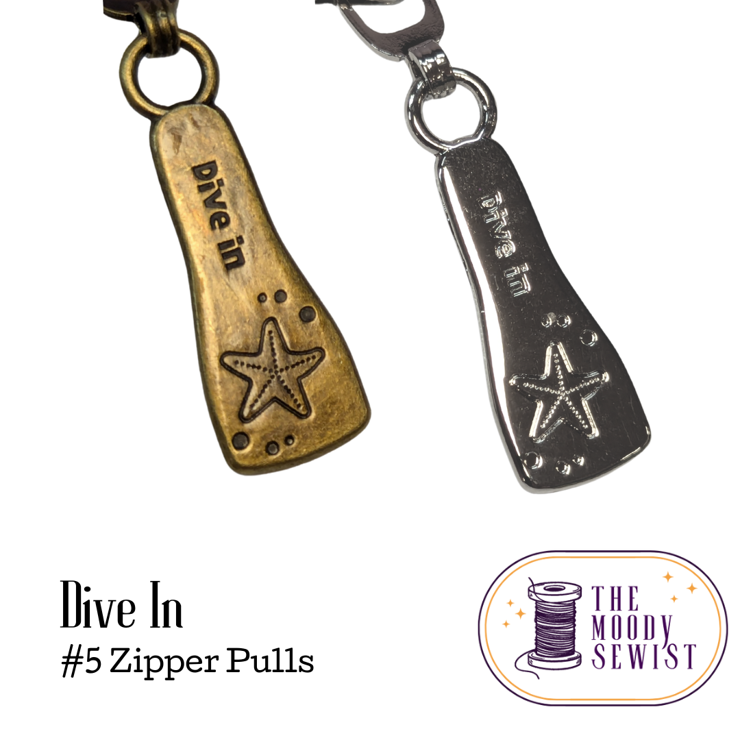Dive In #5 Zipper Pulls