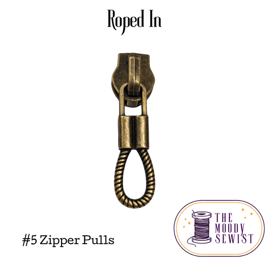 Roped In #5 Zipper Pulls